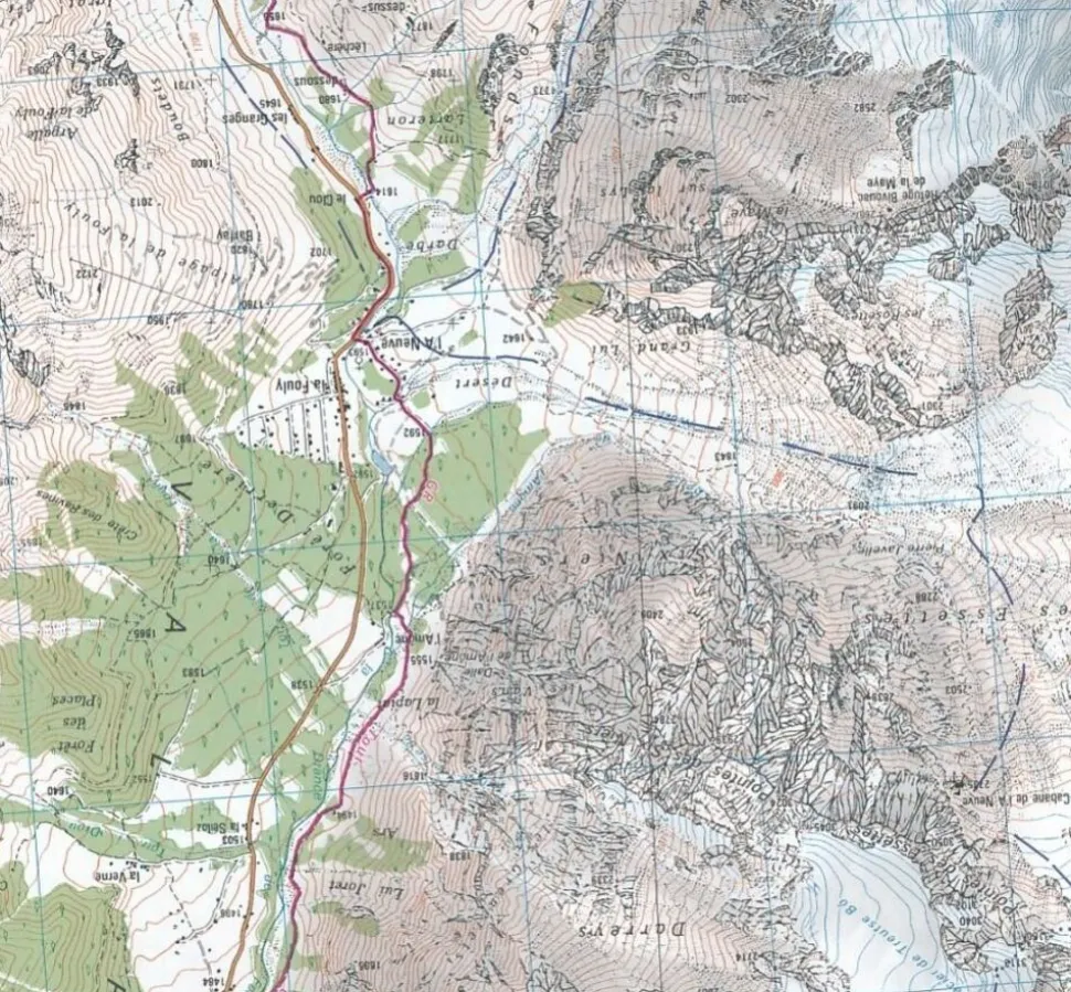 IGN Wandelkaart 3541ot Annot - St-André les Alpes