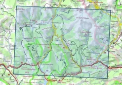 IGN Wandelkaart 3541ot Annot - St-André les Alpes