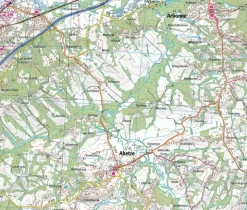 IGN Wandelkaart 1947ot Aspet