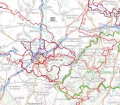 IGN Wandelkaart overzichtskaart Frankrijk