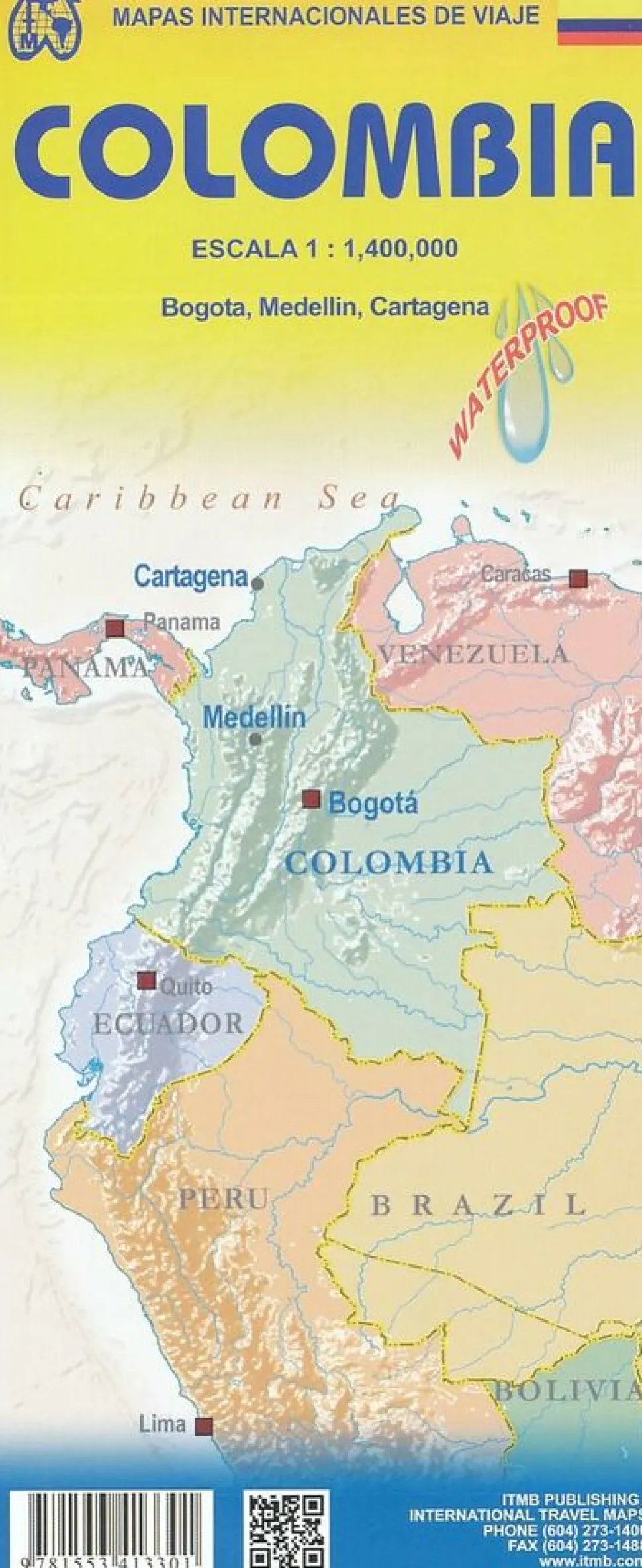 ITMB Wegenkaart Colombia