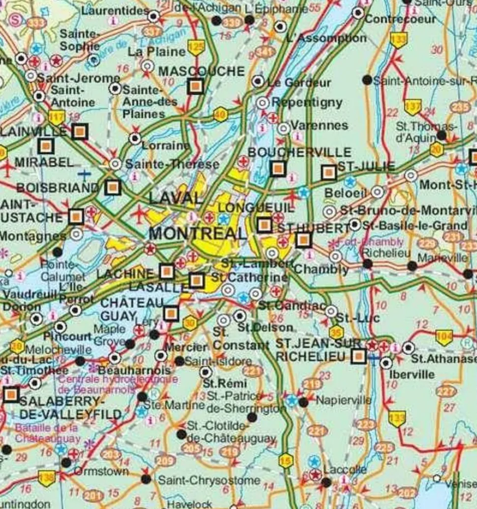 ITMB Wegenkaart Quebec