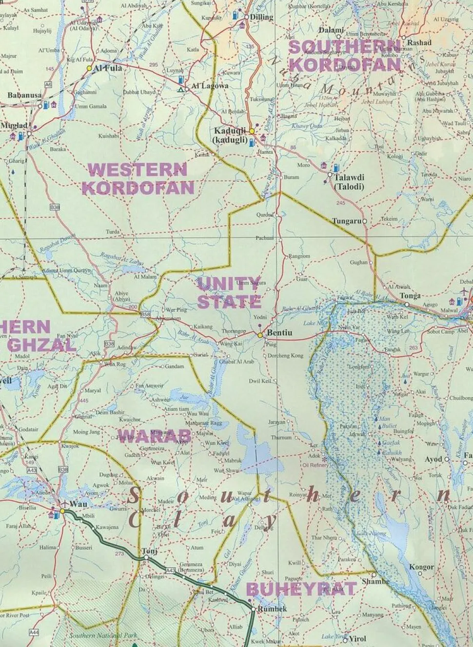 ITMB Wegenkaart Sudan - Soedan