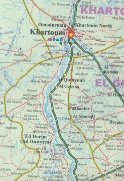 ITMB Wegenkaart Sudan - Soedan