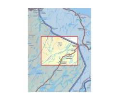 Karttakeskus FInland Wandelkaart Näätämöjoki Sevettijärvi Silisjoki