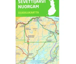 Karttakeskus FInland Wandelkaart Sevettijärvi Nuorgam