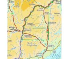 Karttakeskus FInland Wandelkaart Utsjoki Kevo