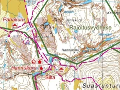 Karttakeskus FInland Wandelkaart Pallas Hetta Olos 1:50.000