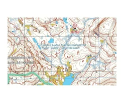 Karttakeskus FInland Wandelkaart Tsarmitunturi Nellim Nangujärvi