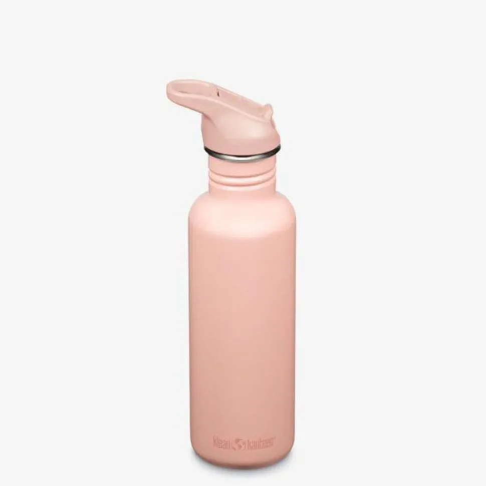 Klean Kanteen Classic met flip/sportdop, 800ml/27oz black