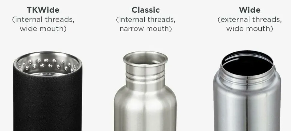Klean Kanteen Sport dop voor classic flessen black