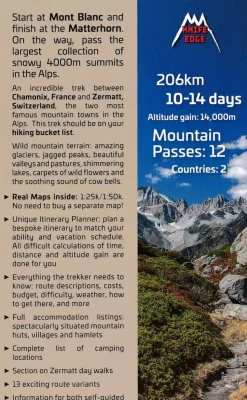 Knife Edge Wandelgids Walker's Haute Route Chamonix - Zermatt