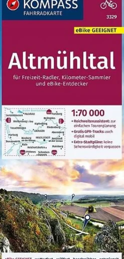 Kompass Fietskaart 3329 Altmühltal