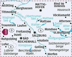 Kompass Fietskaart 3336 Berchtesgadener Land