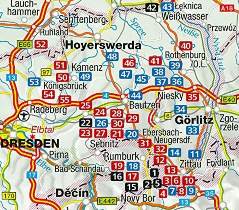 Kompass Wandelgids 5253 Oberlausitz