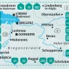 Kompass Wandelkaart 2 Bregenzer Wald