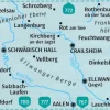 Kompass Wandelkaart 774 Hohenlohe - Ellwange Berge