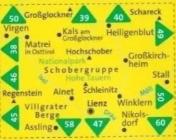 Kompass Wandelkaart 48 Lienz - Schobergruppe - Hohe Tauern