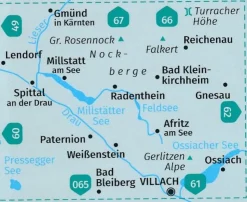 Kompass Wandelkaart 63 Millstätter See