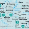Kompass Wandelkaart 811 Oberlausitz, Zittauer Gebirge