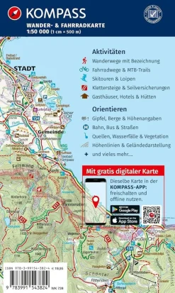 Kompass Wandelkaart 739 Oostseekuste