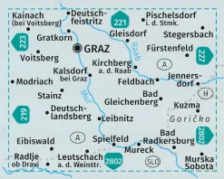 Kompass Wandelkaart 181 Rosenheim, Bad Aibling