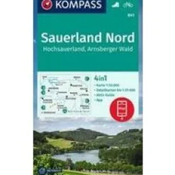 Kompass Wandelkaart 841 Sauerland Nord