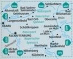 Kompass Wandelkaart 832 Spessart