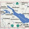 Kompass Wandelkaart 1C Bodensee Gesamtgebiet