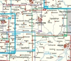 Kompass Wandelkaart Kompass 844 Sudlicher Teutoburger Wald