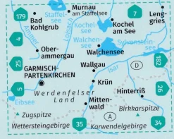 Kompass Wandelkaart wk6 Alpenwelt Karwendel