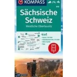 Kompass Wandelkaart WK810 Sachsische Schweiz