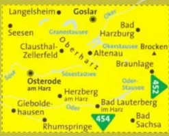 Kompass Wandelkaart WK451 Westlicher Harz