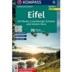 Kompass WF5211 Eifel, Mosel wandelgids