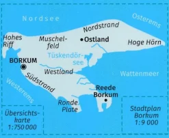 Kompass WK727 Borkum im Naturpark