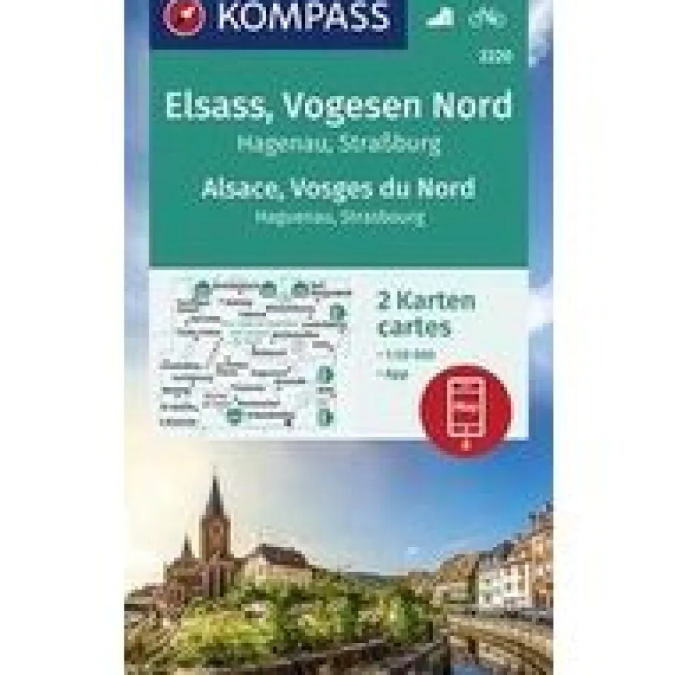 Kompass WK2220 Elzas Vogezen Noord