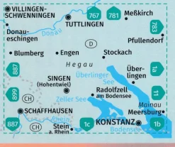 Kompass WK783 Hegau Westlicher Bodensee