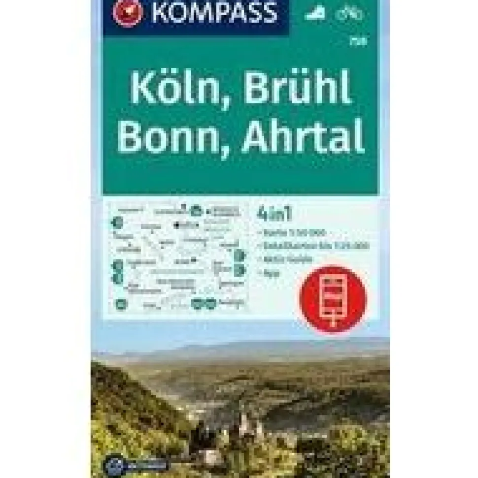 Kompass WK758 Koln, Bruhl, Bonn
