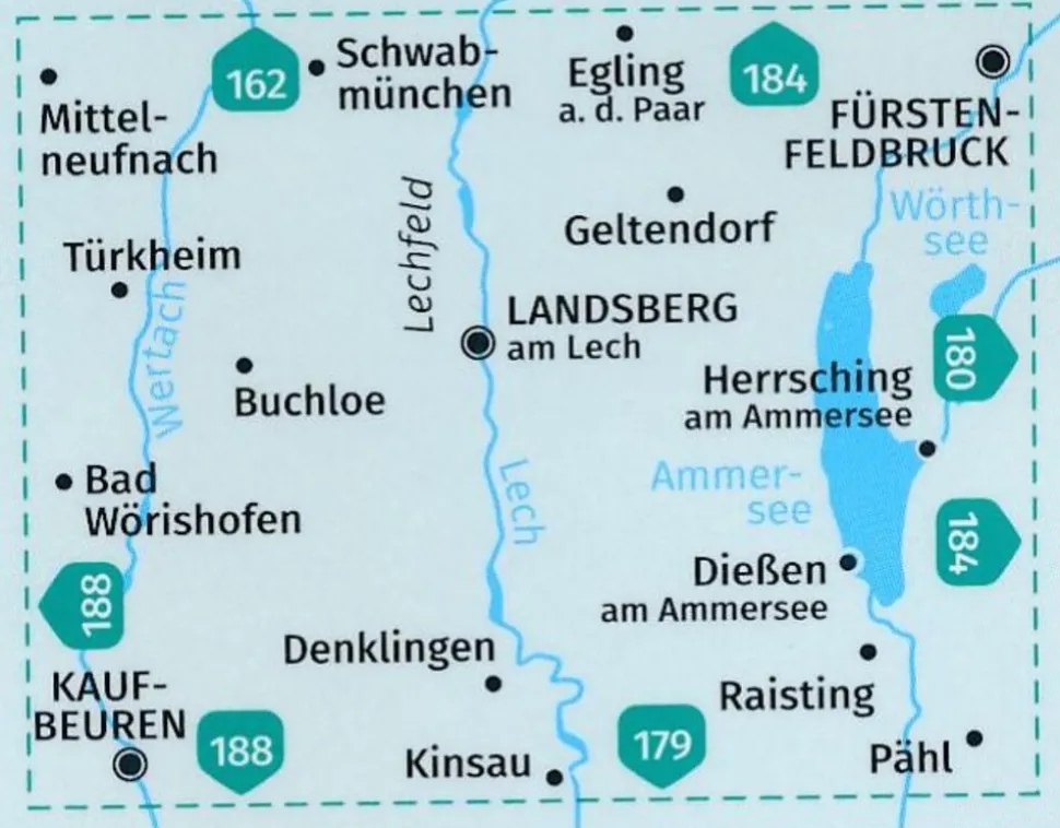 Kompass WK189 Landsberg am Lech