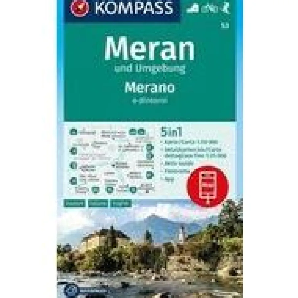 Kompass WK53 Meran und Umgebung