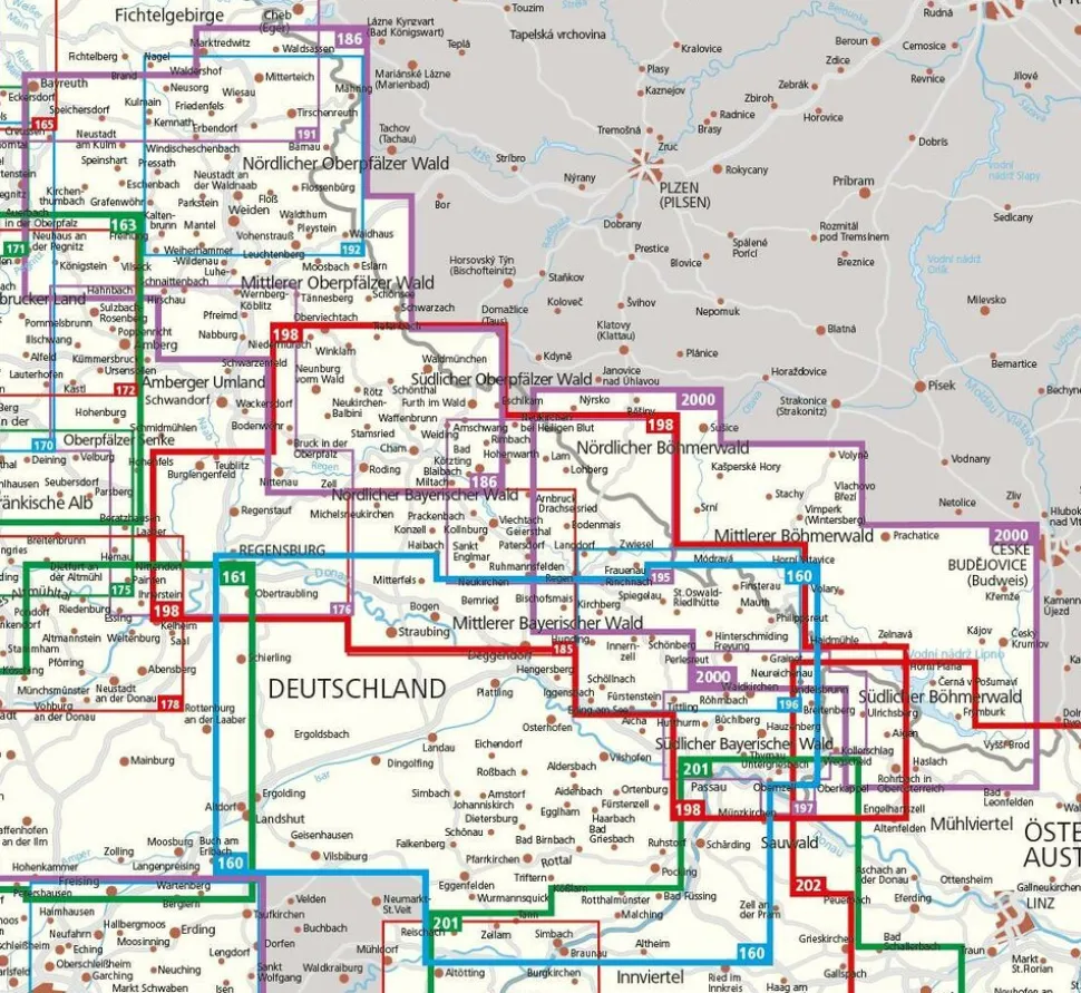 Kompass WK160 Niederbayern