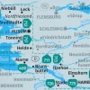 Kompass WK723 Nordseeküste von Hamburg