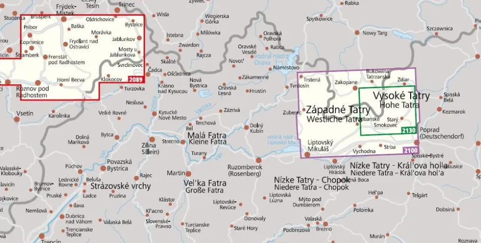 Kompass WK2087 Riesengebirge Krkonose