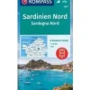 Kompass WK2497 Sardinië Noord