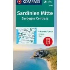 Kompass WK2498 Sardinie Midden