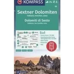 Kompass WK58 Sextner Dolomiten