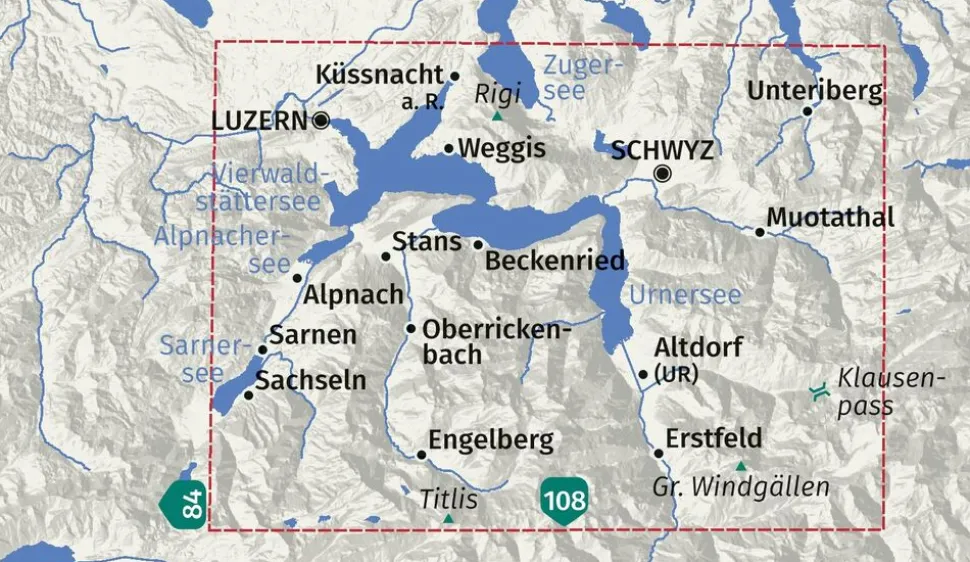 Kompass WK116 Vierwaldstatter See