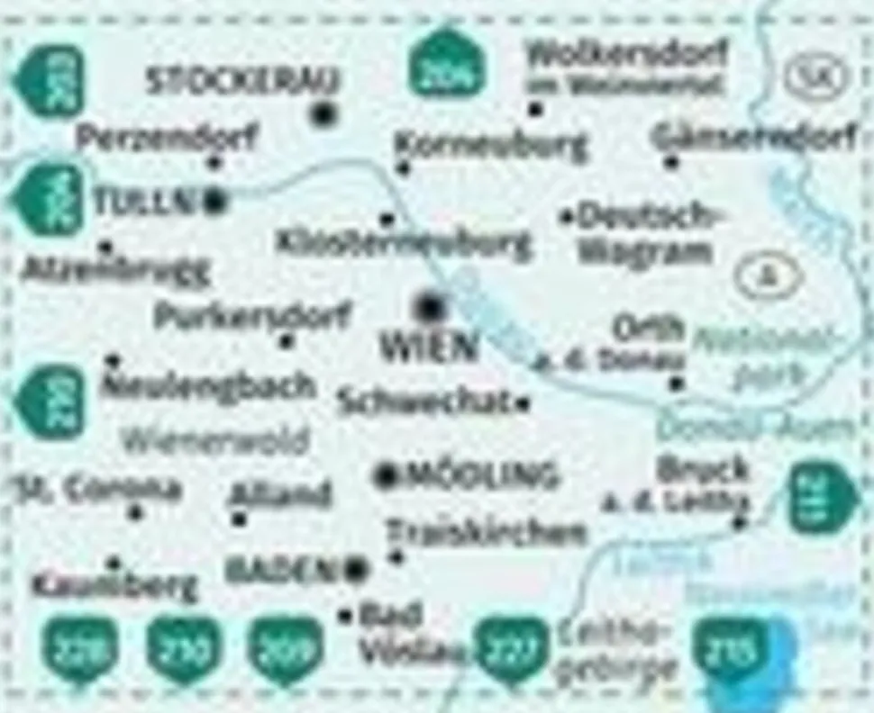 Kompass WK205 Wien und Umgebung