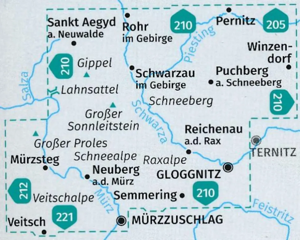 Kompass WK228 Wiender Hausberge