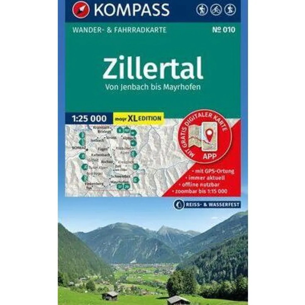 Kompass WK010 Zillertal